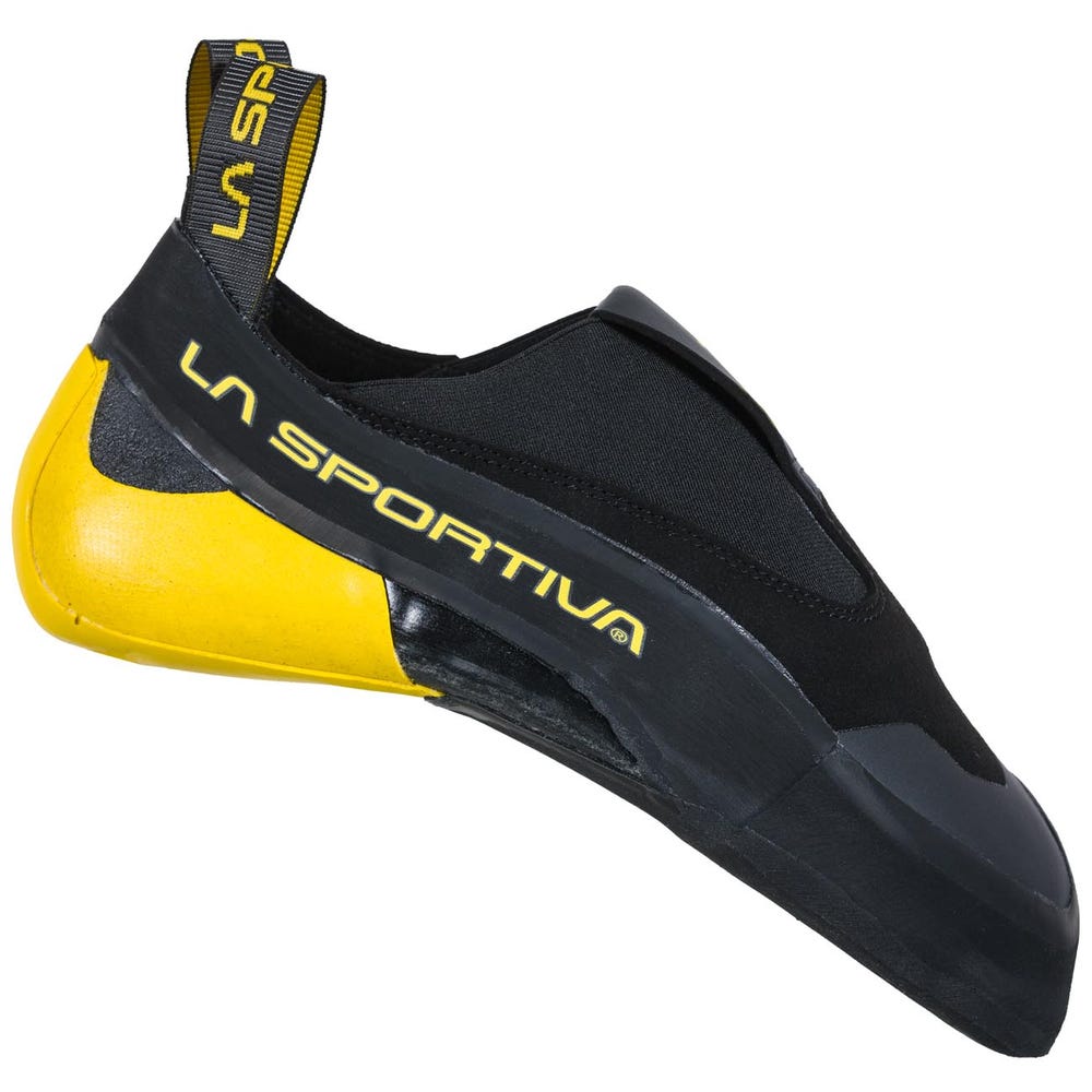 La Sportiva Cobra 4.99 Men's Climbing Shoes - Black/Yellow - AU-710893